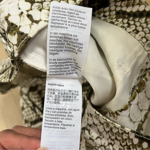 J. Crew Snake Patterned Pants Women Size 28 - Picture 6 of 10